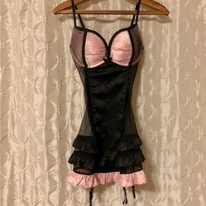 Victoria’s Secret Sexy Little Things Lingerie with garter straps size 34B